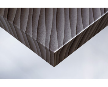 Интерьерная плёнка COVER STYL' "Металлик" U14 Grey wales серые волны (30м./1,22м/220 микр.)