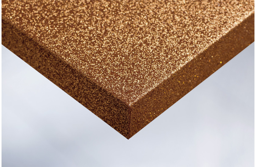 Интерьерная плёнка COVER STYL "Блестки" R10 Classic copper медный 30м./1,22м/400 микр.)