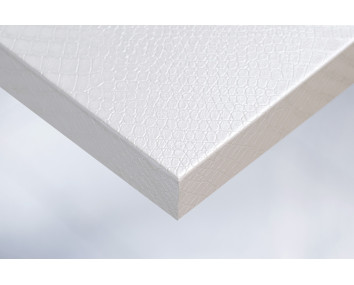 Интерьерная плёнка COVER STYL' "Кожа" X11 белая крокодил