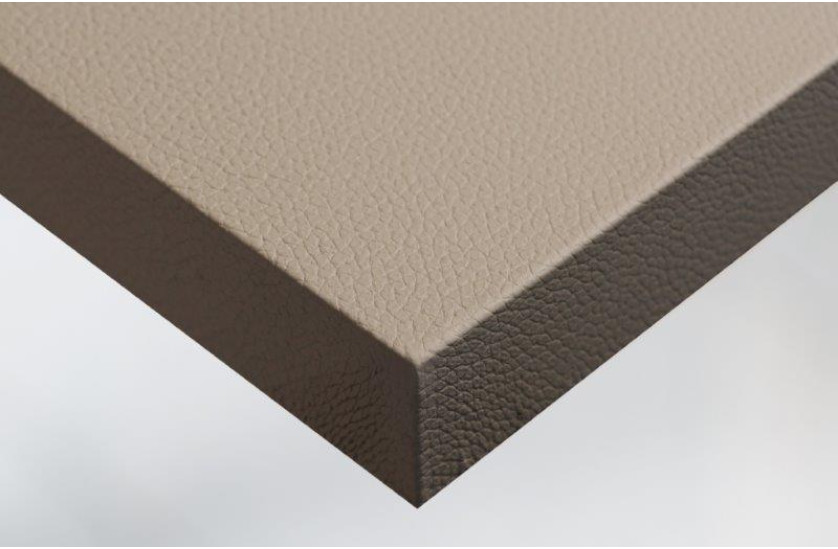 Интерьерная плёнка COVER STYL' "Кожа" X50 Сream dark кремовая тёмная (30м./1,22м/360 микр.)