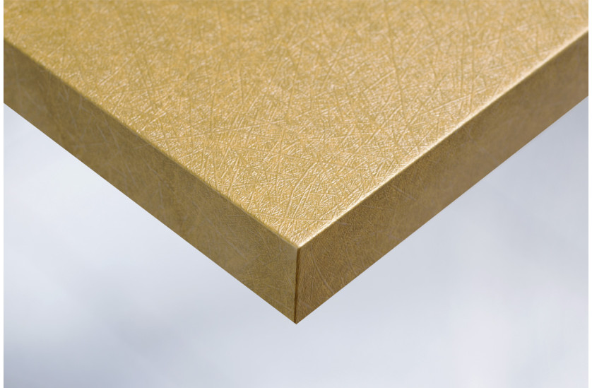 Интерьерная плёнка COVER STYL' "Металлик" T2 Gold fiber золотое волокно (30м./1,22м/280 микр.)