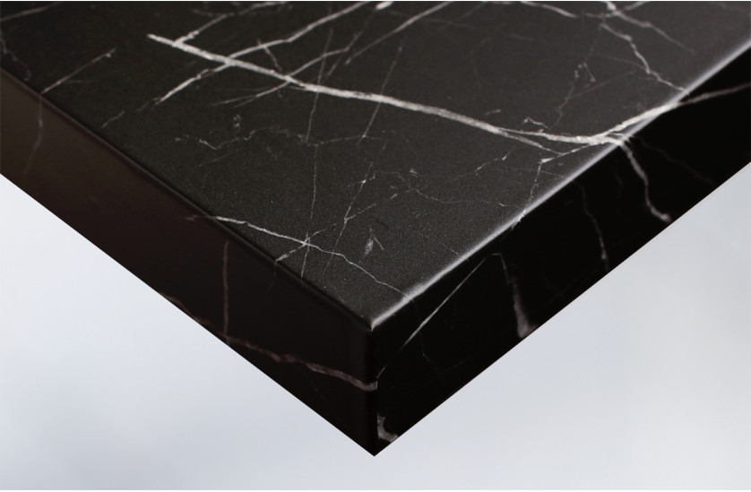 Интерьерная плёнка COVER STYL' "Мрамор" U50 black чёрный (30м./1,22м/200 микр.)