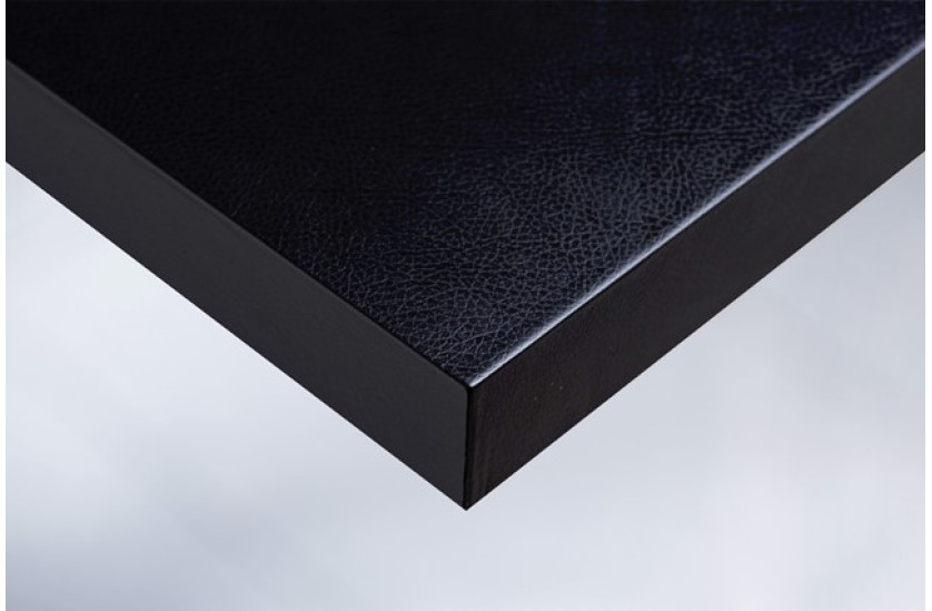 Интерьерная плёнка COVER STYL' "Кожа" X51 Сoal black угольно-чёрная (30м./1,22м/360 микр.)